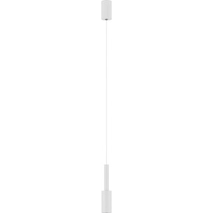 Koshima LED 4cm white minimalist tube pendant lamp 2
