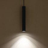 Fourty 4cm H30cm graphite pendant lamp Nowodvorski