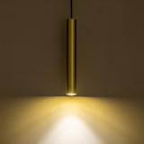 Lampa wisząca tuba Fourty 4cm H30cm mosiądz Nowodvorski