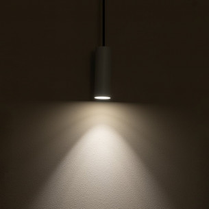 Fourty 4cm H12,3cm grey pendant lamp Nowodvorski