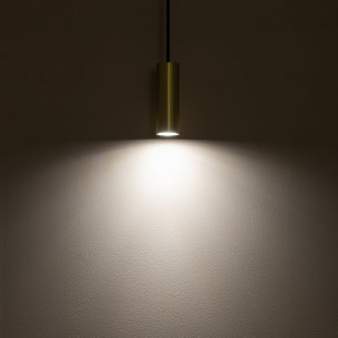 Fourty 4cm H12,3cm brass pendant lamp Nowodvorski