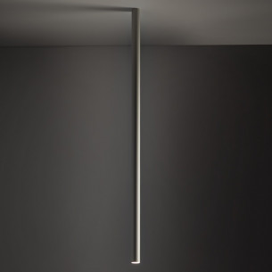 Fourty 4cm H110cm grey spotlight lamp Nowodvorski