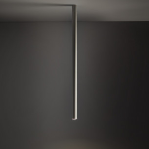 Fourty 4cm H90cm grey spotlight lamp Nowodvorski