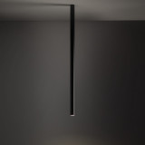 Fourty 4cm H90cm black spotlight lamp Nowodvorski