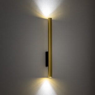 Fourty 4cm H60cm brass up-down tube wall lamp Nowodvorski