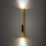 Kinkiet tuba góra-dół Fourty 4cm H60cm mosiądz Nowodvorski