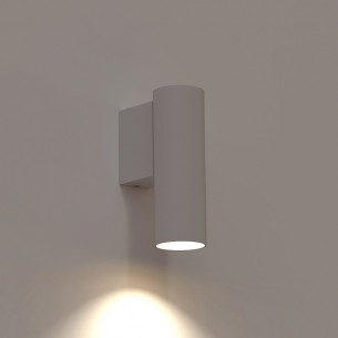 Fourty 4cm H12cm white tube wall lamp Nowodvorski