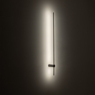 Saber LED 120cm 3000K black minimalistic long wall lamp Nowodvorski