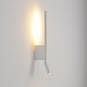 Explore LED 43cm white matt 2-point wall lamp with switch Step Into Design