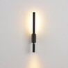 Kinkiet 2 punktowy z włącznikiem Explore LED 43cm czarny mat Step Into Design