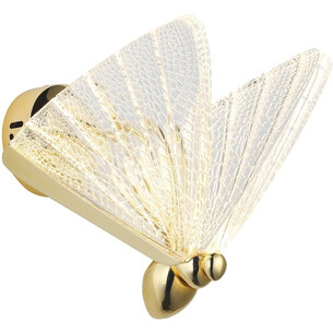 Bee LED 18cm gold decorative wall lamp Step Into Design 2