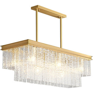 Żyrandol wiszący szklany Iceland 100cm Step Into Design 2