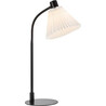 Mira white&amp;black table lamp with pleated shadeMarkslojd