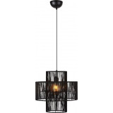 Lampa wisząca boho Soga 40cm czarna Markslojd