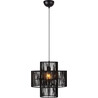 Lampa wisząca boho Soga 40cm czarna Markslojd