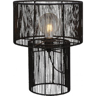 Lampa stołowa boho Soga 30cm czarna Markslojd