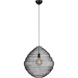 Lampa wisząca druciana Tazza 50cm czarna Markslojd