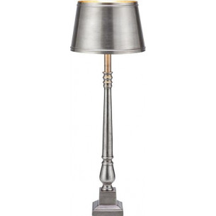 Lampa stołowa vintage Metallo antyczne srebro Markslojd