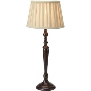 Lampa stołowa z abażurem Chocolat 60cm beż / ciemny brąz Markslojd