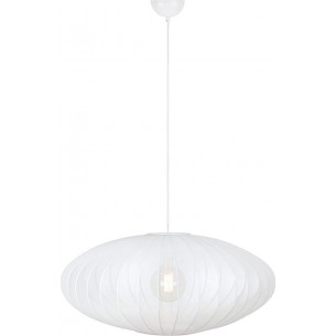 Florence 75cm white pendant lamp with shade Markslojd