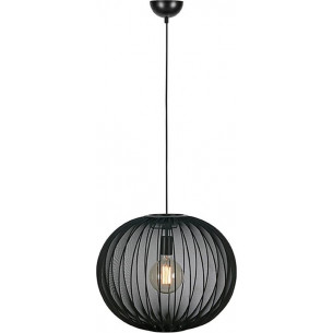 Florence 50cm black pendant lamp with shade Markslojd