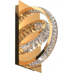 Tula LED gold crystal wall lamp ZumaLine