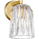 Tazza transparent&gold glass wall lamp ZumaLine Tazza transparent&gold glass wall lamp ZumaLine