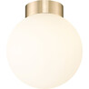 Arcturus 14cm milk glass&amp;french gold glass globe ceiling lamp ZumaLine