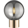 Arcturus 12cm matte black&amp;french gold&amp;chrome glass glass globe table lamp ZumaLine