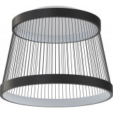 Balu LED 57.7cm black wire ceiling lamp ZumaLine