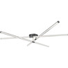 Lampa sufitowa nowoczesna Lautaro LED 56,6x60cm czarna Zumaline