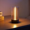 Lampa przenośna nowoczesna Esterno I LED szary / przeźroczysty Zumaline