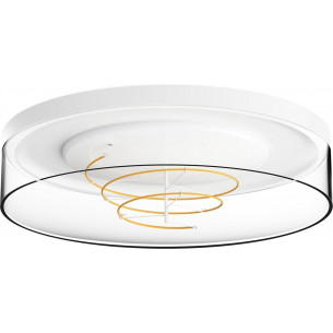 Nolan LED 35.5cm transparent modern Round ceiling lamp ZumaLine