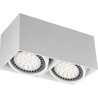 Box AC 26.4x13.2cm white double spot lamp ZumaLine