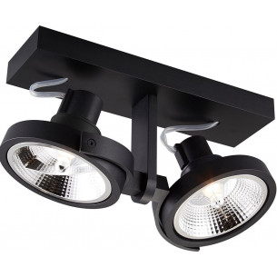 Master AC black double ceiling spotlight ZumaLine