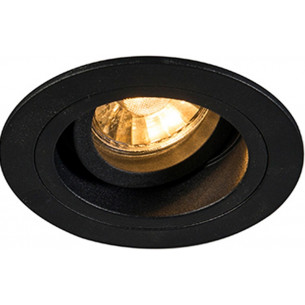 Chuck DL Round 9.2cm black recessed spotlight ZumaLine