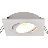 Chuck 9x9.2cm white Square spot lamp ZumaLine