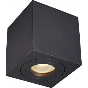 Lampa spot do łazienki Quardip SL 9x9cm czarna Zumaline