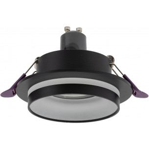 Jet 9.2cm black recessed spot lamp TK Lighting