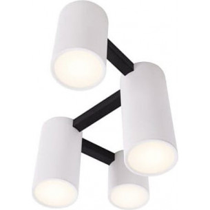 Laxer white 4-spot ceiling lamp Maxlight