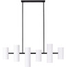 Laxer 127cm white&amp;black 6-light linear pendant lamp Maxlight