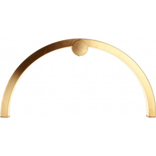 Trio Arc LED 3000K 60cm brushed gold wall lamp Maxlight