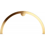 Kinkiet w kształcie łuku Trio Arc LED 3000K 60cm szczotkowane złoto Maxlight