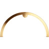 Trio Arc LED 3000K 60cm brushed gold wall lamp Maxlight