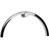 Trio Arc LED 3000K 60cm black gloss wall lamp Maxlight