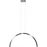 Lampa wisząca w kształcie łuku Trio Arc LED 3000K 80cm czarny połysk Maxlight