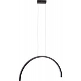 Lampa wisząca w kształcie łuku Trio Arc LED 3000K 80cm czarny mat Maxlight