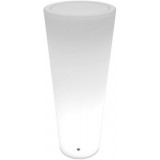 Lampa ogrodowa z donicą Flower Pot LED RGBW 38cm H90cm biała Step Into Design