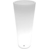 Lampa ogrodowa z donicą Flower Pot LED RGBW 38cm H90cm biała Step Into Design