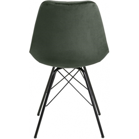 Eris VIC green&amp;black velvet chair Actona